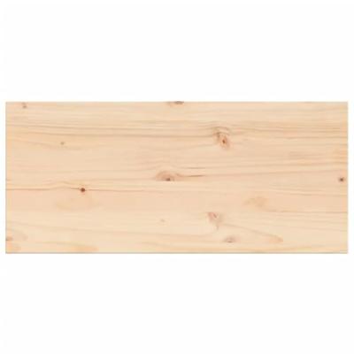 Tafelblad rechthoekig 90x40x1,7 cm massief grenenhout