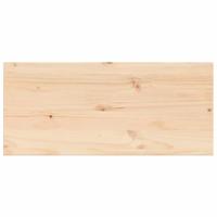 Tafelblad rechthoekig 90x40x1,7 cm massief grenenhout - thumbnail