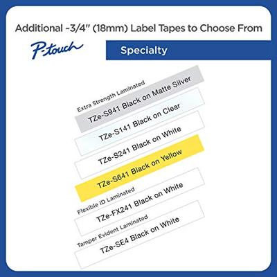 Brother Printlintcassette TZE-541 blauw/zwart 18 mm - thumbnail