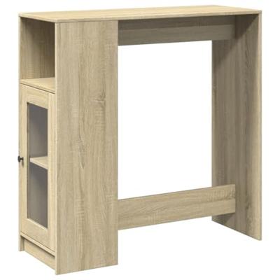 Bartafel met rekken 101x40x103,5 cm hout sonoma eikenkleur