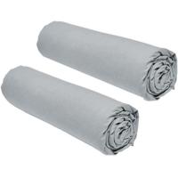 Onderlaken TODAY Essential 2 Stuks Grijs 90 x 190 cm - thumbnail