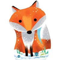 Puzzel Ginger kleine vos 24 stuks DJECO sinaasappel - thumbnail