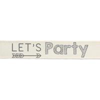 Vaessen Creative • ribbon 2mx15mm eng let's party - thumbnail