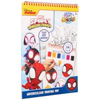 Canenco Spidey water verfset boek - incl kwast - thumbnail