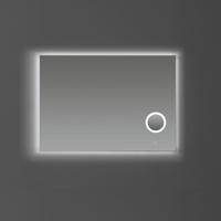 Badkamerspiegel Sanilux Met Spiegelverwarming Dimbare LED-Verlichting en Make-Up Spiegel 100x70x2,5 cm - thumbnail