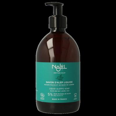 Aleppo zeep vloeibaar pompflacon 500 Milliliter
