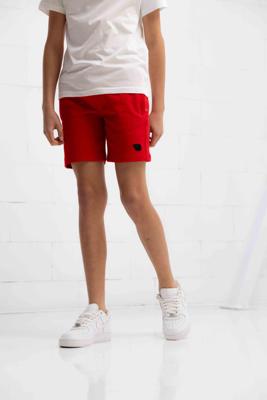Ballin Amsterdam Regular Fit Korte Broek Kids Rood - Maat 140 - Kleur: Rood | Soccerfanshop