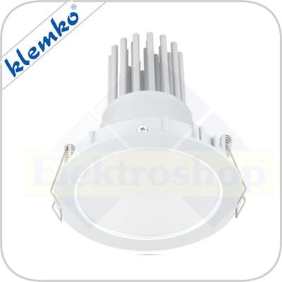 Klemko Luan 3 Led downlighter wit aluminium Natuurlijk Wit 720lm 9W 876213