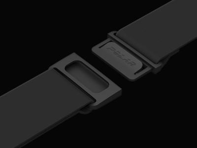 Polar H10 Black XS-S Riem Maat: XS Zwart