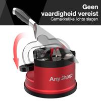AnySharp Messenslijper Pro Metal - Metallic rood - thumbnail