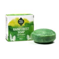 Holy Lama Vetiver Zeep Rainforest in Palmblad - thumbnail