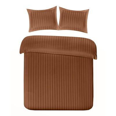 Papillon Papillon dekbedovertrek Satijn streep Roest Papillon Papillon dekbedovertrek Satijn streep Roest