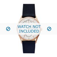 Horlogeband Skagen SKW6372 Leder Blauw 22mm - thumbnail