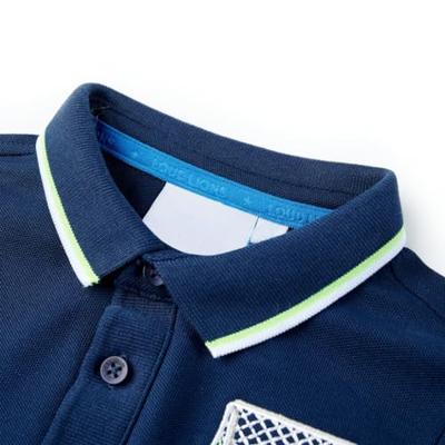 Kinderpoloshirt 92 marineblauw Kinderpoloshirt 92 marineblauw