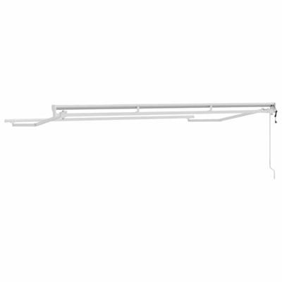 VidaXL Zijde frame wit 3,5 x 2 m poedercoating staal VidaXL Zijde frame wit 3,5 x 2 m poedercoating staal