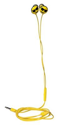 Jam HX-EPEM02 Audio oji Too Cool - on-ear hoofdtelefoon, emoji design, grootte voor kinderen vanaf 3 jaar, beperkt maximaal volume -75 dB, 3,5 mm audio-aansluiting, meerkleurig