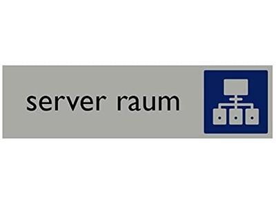 Infobord pictogram serverruimte 165x44mm