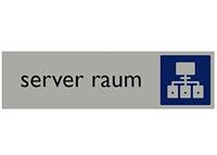 Infobord pictogram serverruimte 165x44mm - thumbnail