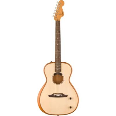 Fender Highway Series Parlor RW Natural elektrisch-akoestische westerngitaar met deluxe gigbag