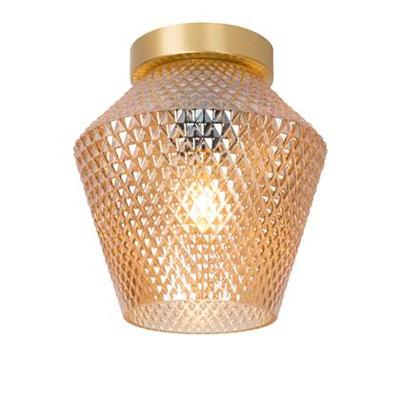 Lucide Rosalind - Plafonnière - Ø 21 Cm - 1xe27 - Amber