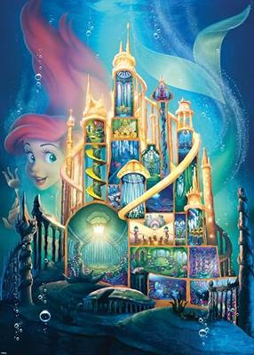 Ravensburger Legpuzzel disney castles ariel, 1000st.