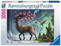 Puzzel Ravensburger Hert van de lente 1000 stukjes - thumbnail
