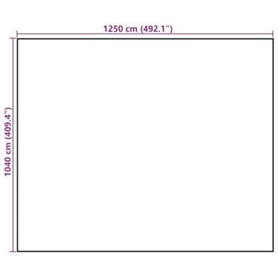VidaXL Hooibergzeil 10,4x12,5 m 140 g/m² polypropyleen