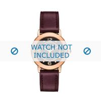 Horlogeband Marc by Marc Jacobs MJ1474 Leder Bordeaux 14mm - thumbnail