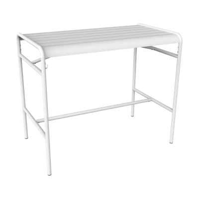 Fermob Luxembourg tuintafel hoog 126x73 cm Cotton White