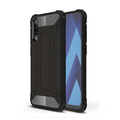 Magic Armor TPU + PC combinatie geval voor Galaxy A70 (zwart)