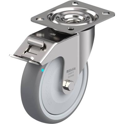 Blickle LEX-TPA 127KFD-FI Zwenkwiel met rem Wieldiameter: 125 mm Draagvermogen (max.): 125 kg 1 stuk(s)