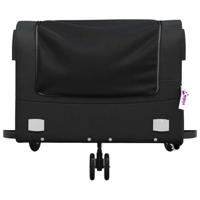 Fietstrailer 45 kg ijzer zwart - thumbnail