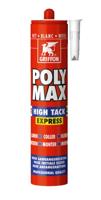 Griffon Poly Max® Montagelijm High Tack Express Wit Koker 435g - 6303764 - thumbnail
