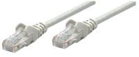 Intellinet 737302 RJ45 Netwerkkabel, patchkabel CAT 5e U/UTP 0.25 m Grijs 1 stuk(s) - thumbnail