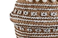 Grondlegger Home ESPRIT Wit Bruin Beige Lichtbruin Cement Tropisch 25 x 25 x 18 cm - thumbnail