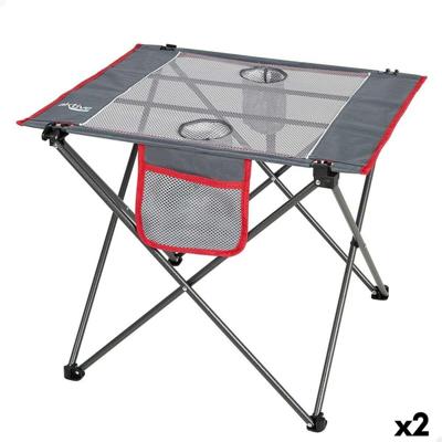 Vouwtafel Aktive Camping Grijs 62 x 50 x 50 cm (2 Stuks) Vouwtafel Aktive Camping Grijs 62 x 50 x 50 cm (2 Stuks)