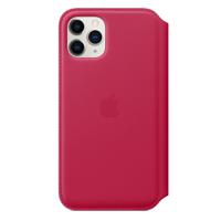 Apple leather Folio case iPhone 11 Pro Raspberry - thumbnail