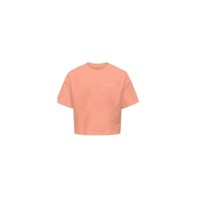 Kids ONLY zomer top S/S meisjes - loose fit - zalm roze - Kogvacay