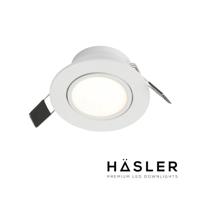 Häsler Inbouwspot Ancona Incl. Fase Aansnijding Dimbaar 8 cm 4 Watt Warm Wit RVS - Set 1 Spot - thumbnail
