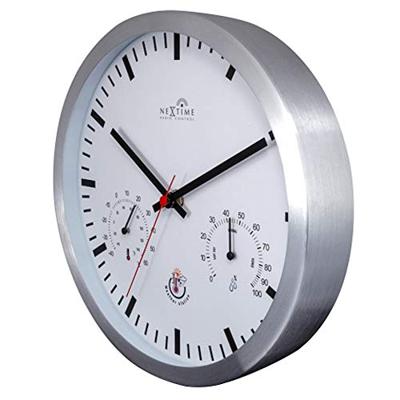 Stationklok met weerstation - 25 cm - radiogestuurd Stationklok met weerstation - 25 cm - radiogestuurd