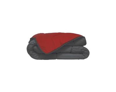 HUDSON Licht microvezel dekbed 200g / m² 240x260cm grijs en rood HUDSON Licht microvezel dekbed 200g / m² 240x260cm grijs en rood