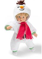 Heless Poppen winterkleding sneeuwman, 35-45 cm - thumbnail