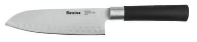 Metaltex Asia Santokumes 30 cm Zwart/RVS