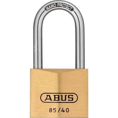ABUS Cilinderhangslot | breedte slotlichaam 40 mm | messing verschillendsluitend | 1 stuk - 80634 80634 ABUS Cilinderhangslot | breedte slotlichaam 40 mm | messing verschillendsluitend | 1 stuk - 80634 80634