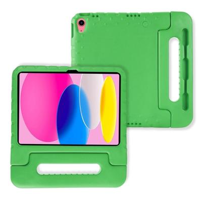Lunso iPad 11 inch (2025) A16 - EVA Schokbestendige Kinderhoes met handvat - Groen Lunso iPad 11 inch (2025) A16 - EVA Schokbestendige Kinderhoes met handvat - Groen
