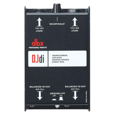 dbx DJDI passieve tweekanaals DI box