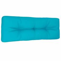 VidaXL Palletkussen 120x40x12 cm stof turquoise - thumbnail