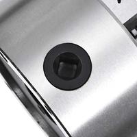 Klauwplaat met 3 bekken zelfcentrerend 125 mm staal - thumbnail