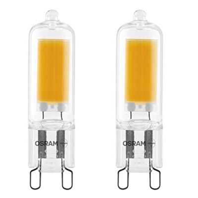 Osram LED Steeklampjes met G9 fitting - 2.8W vervangt 30W - Helder glas - Warm wit - Duopack