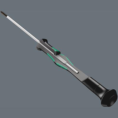 Wera 2035 Elektronica en fijnmechanica Platte schroevendraaier Kopbreedte: 0.8 mm Koplengte: 40 mm